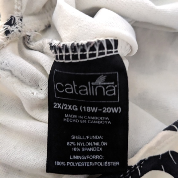 Zebra Print Swim Top - Picture 3 of 3